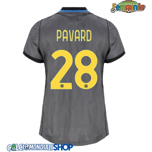 Maglie da calcio Inter Milan Benjamin Pavard #28 Terza Maglia Femminile 2026-27 Manica Corta